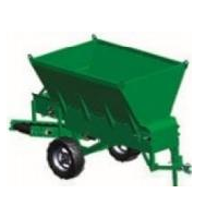 Traction type throwing truck